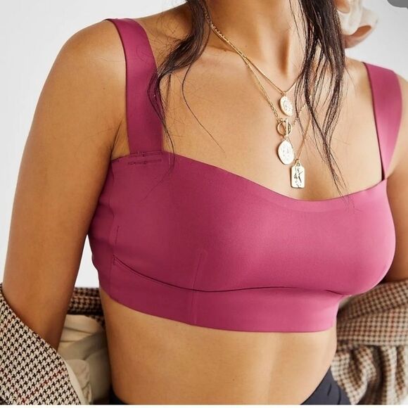 Free People Naomi Longline Bra Thick Adjustable Straps NEW WITH TAGS NWT XL - Picture 4 of 5